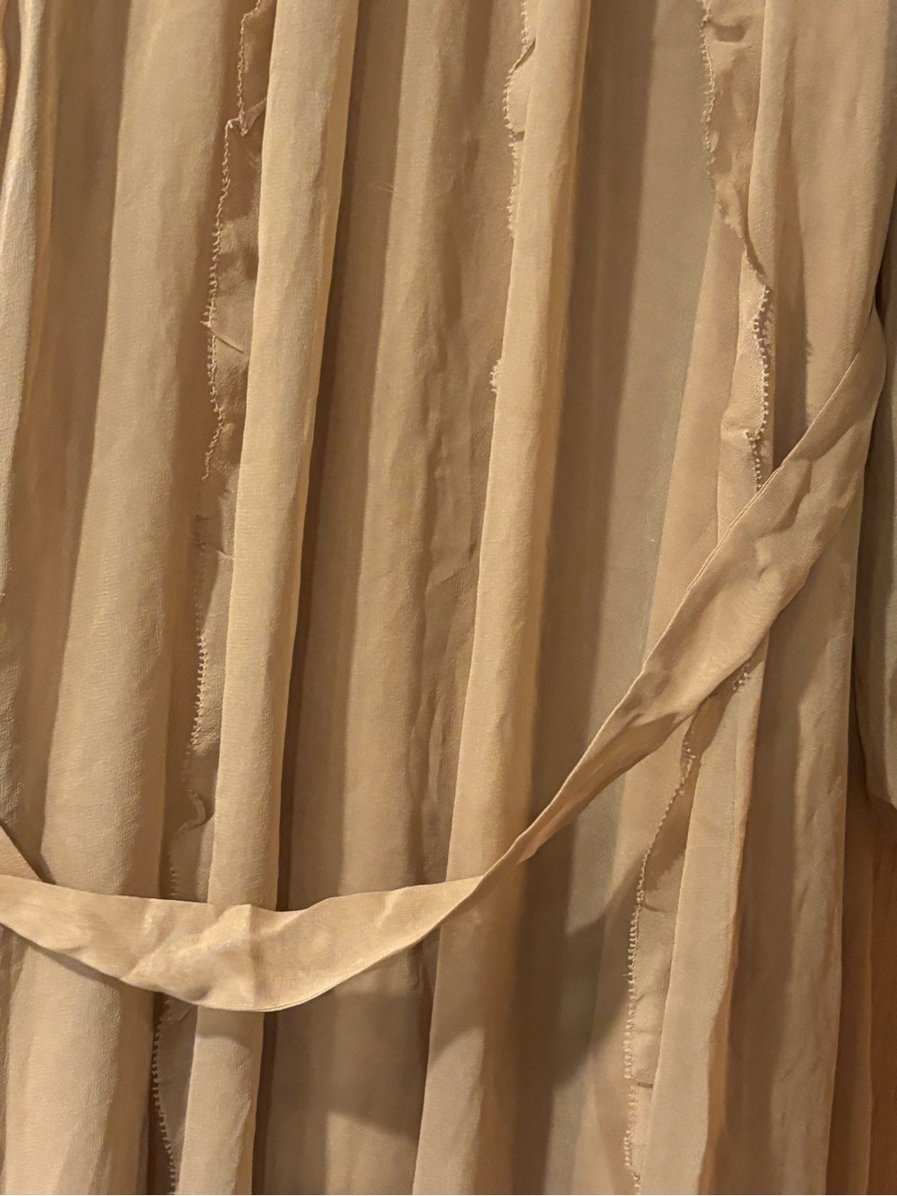 NEW ZIMMERMANN tranquility billow midi dress in tan Size 3 - Picture 7 of 16